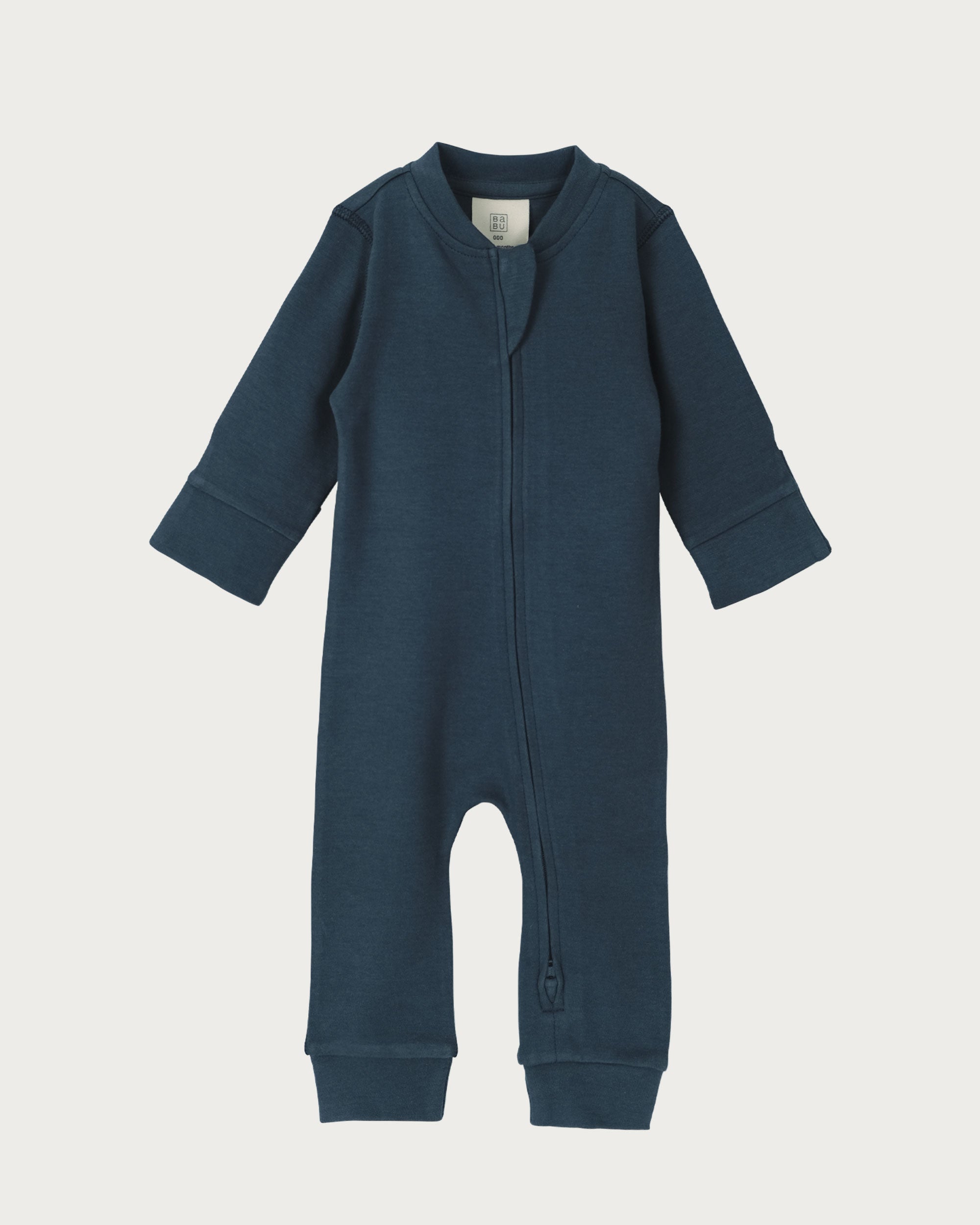 Footless Onesie Zipsuit - Denim