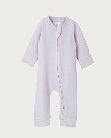 Cotton Footless Onesie - Lavender