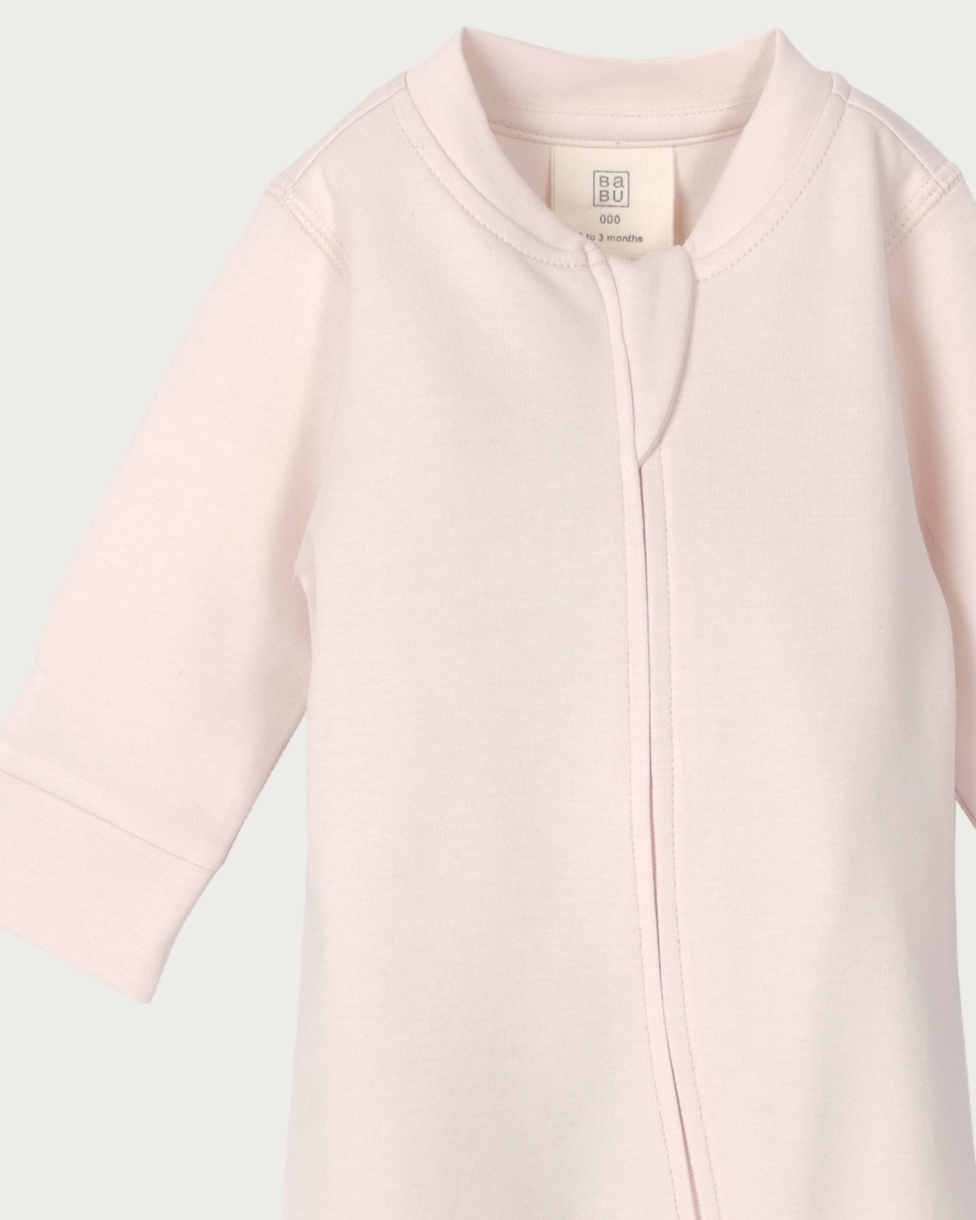 Footless Onesie Zipsuit - Petal