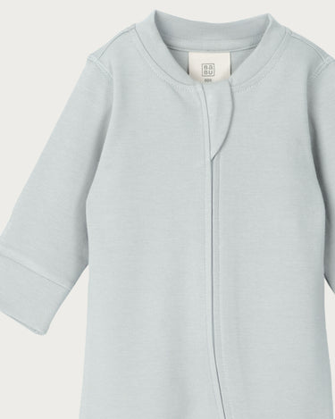 Cotton Footless Onesie - Sky