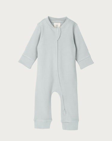Cotton Footless Onesie - Sky