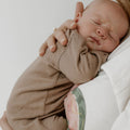 Babu Merino Footless Onesie - Walnut - view 2