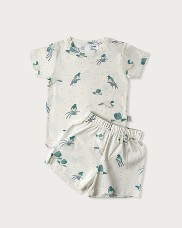 Cotton Short Sleeve PJ - Kereru