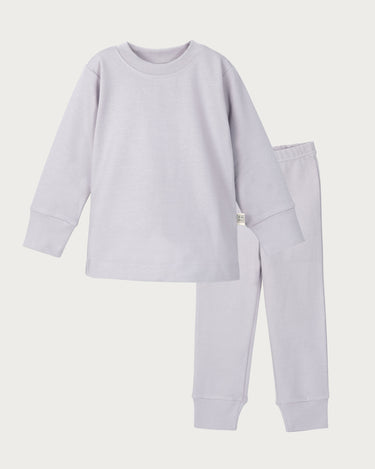 Cotton Long Sleeve PJ Set - Lavender