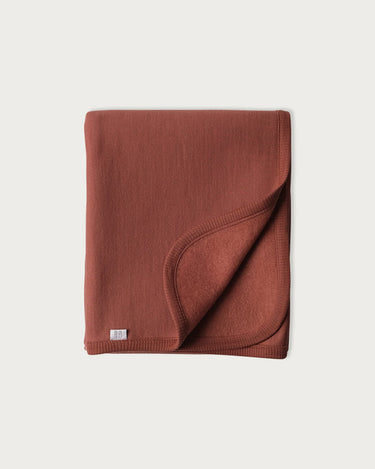 Fleece Merino Blanket - Copper