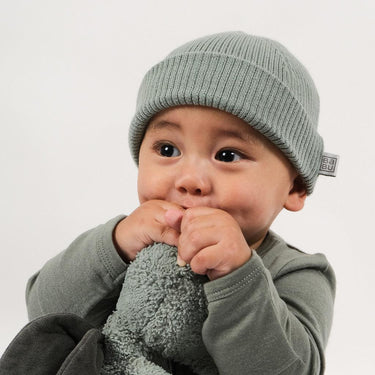 Merino Rib Hat | Sage
