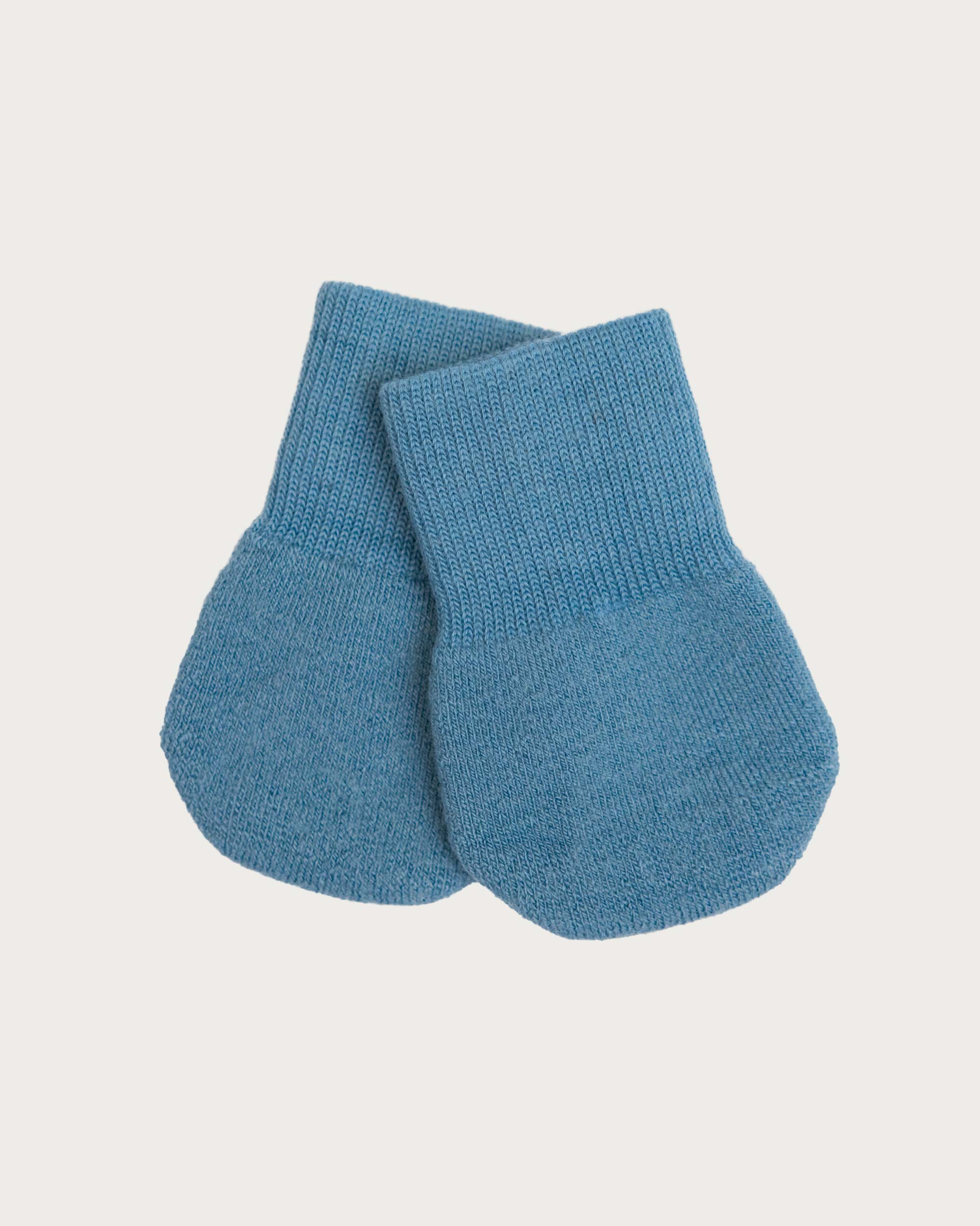 Merino Terry Mittens - River