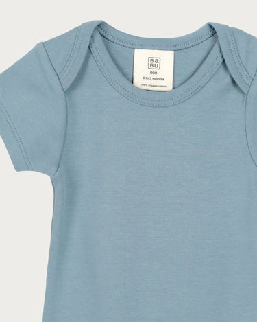 Cotton Short Sleeve Bodysuit - River