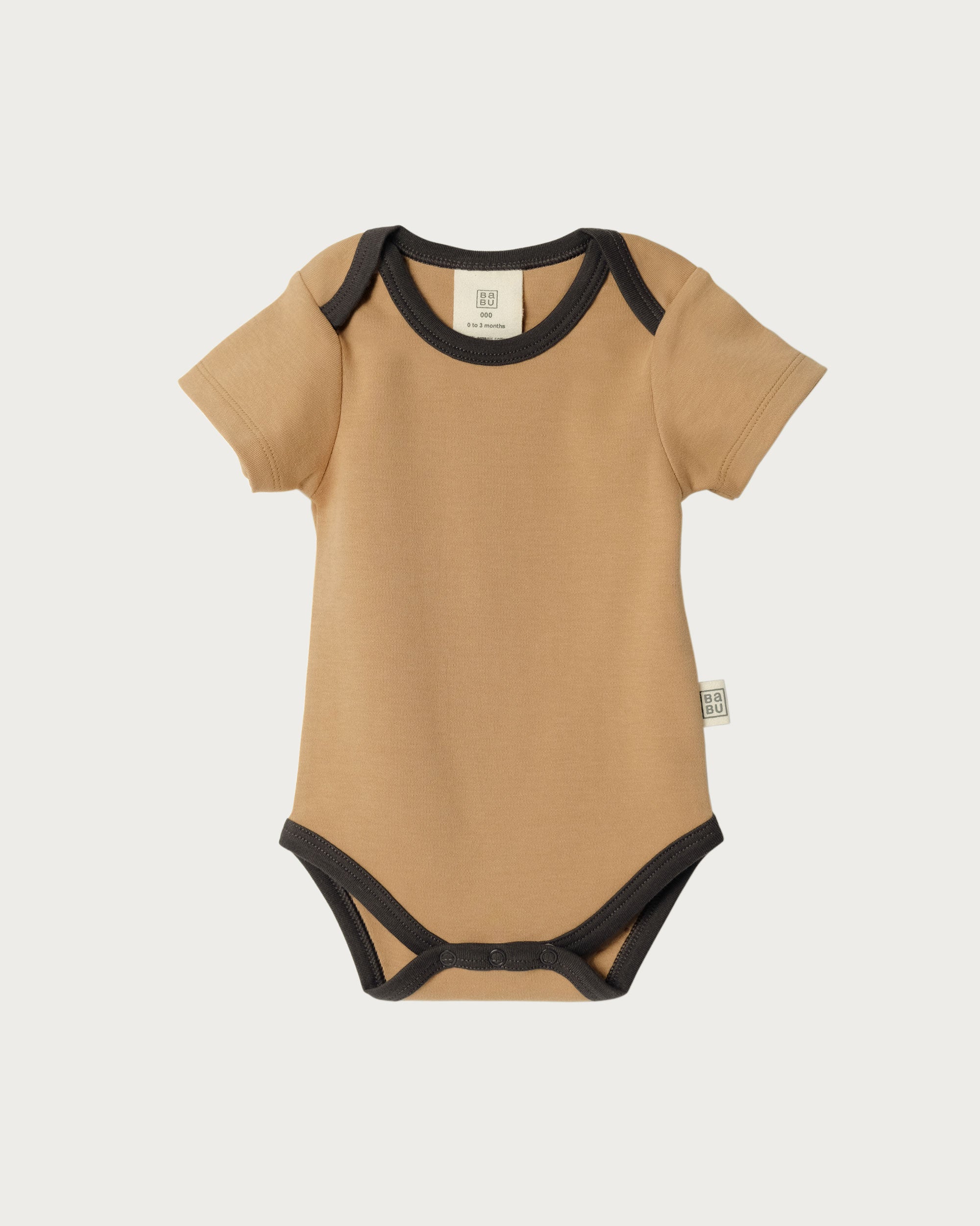 Short Sleeve Bodysuit - Marigold Contrast