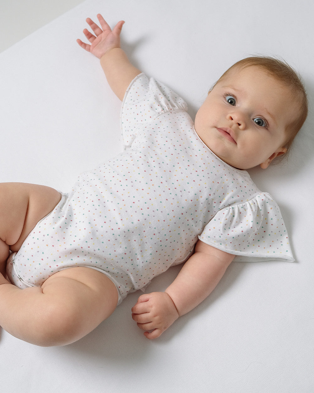 Organic Cotton Lycra Short Sleeve Bodysuit