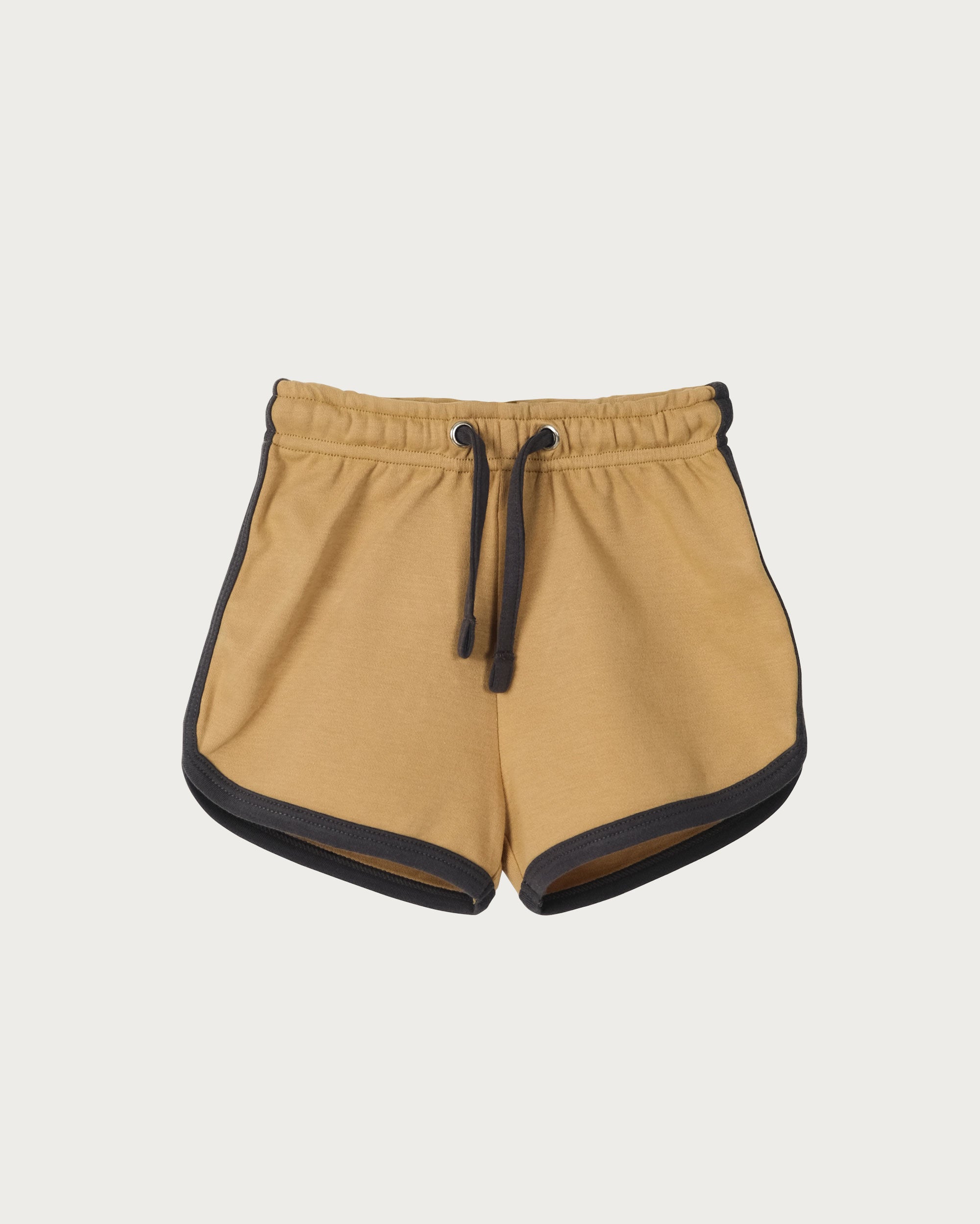 Contrast Trim Shorts - Marigold