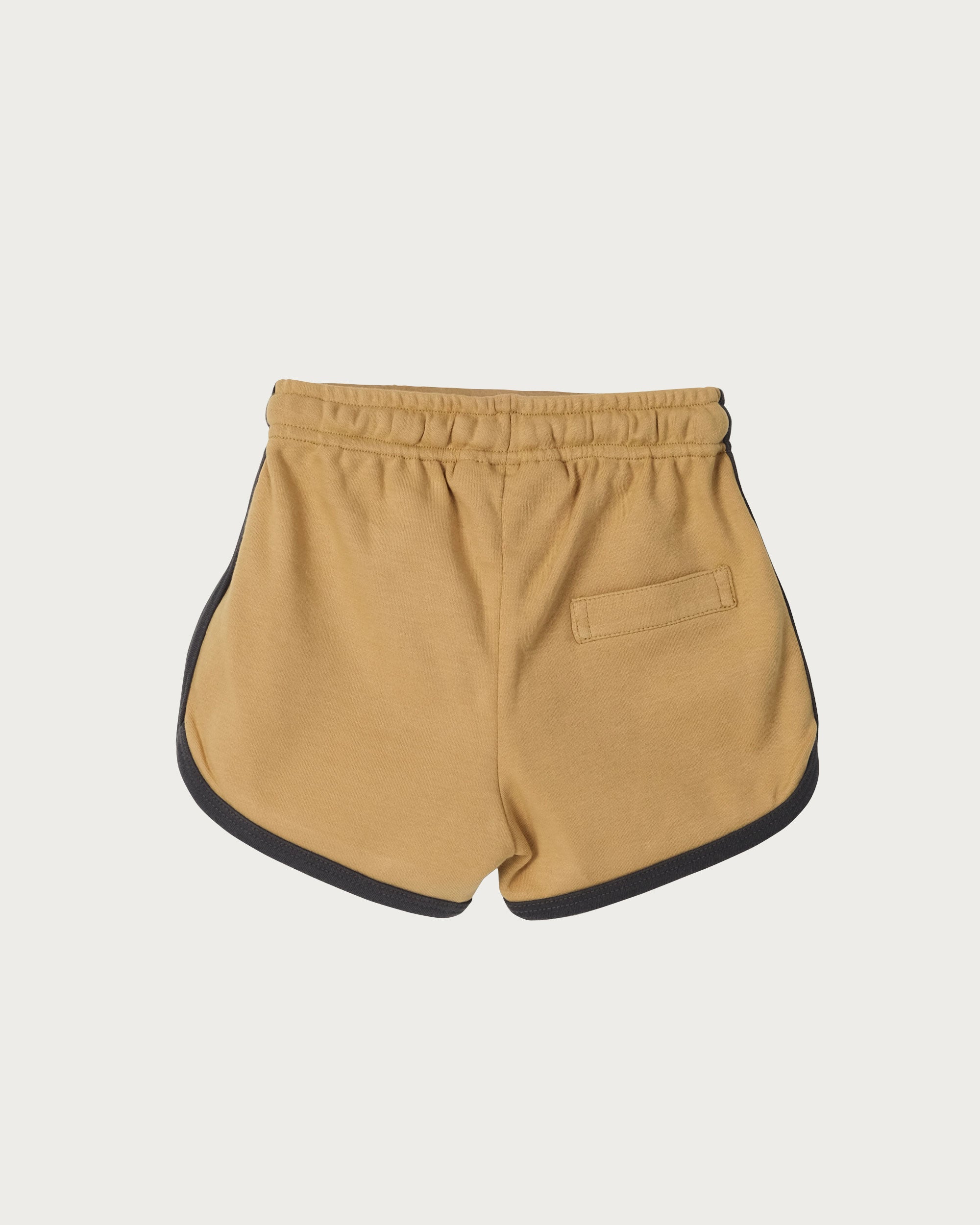 Contrast Trim Shorts - Marigold