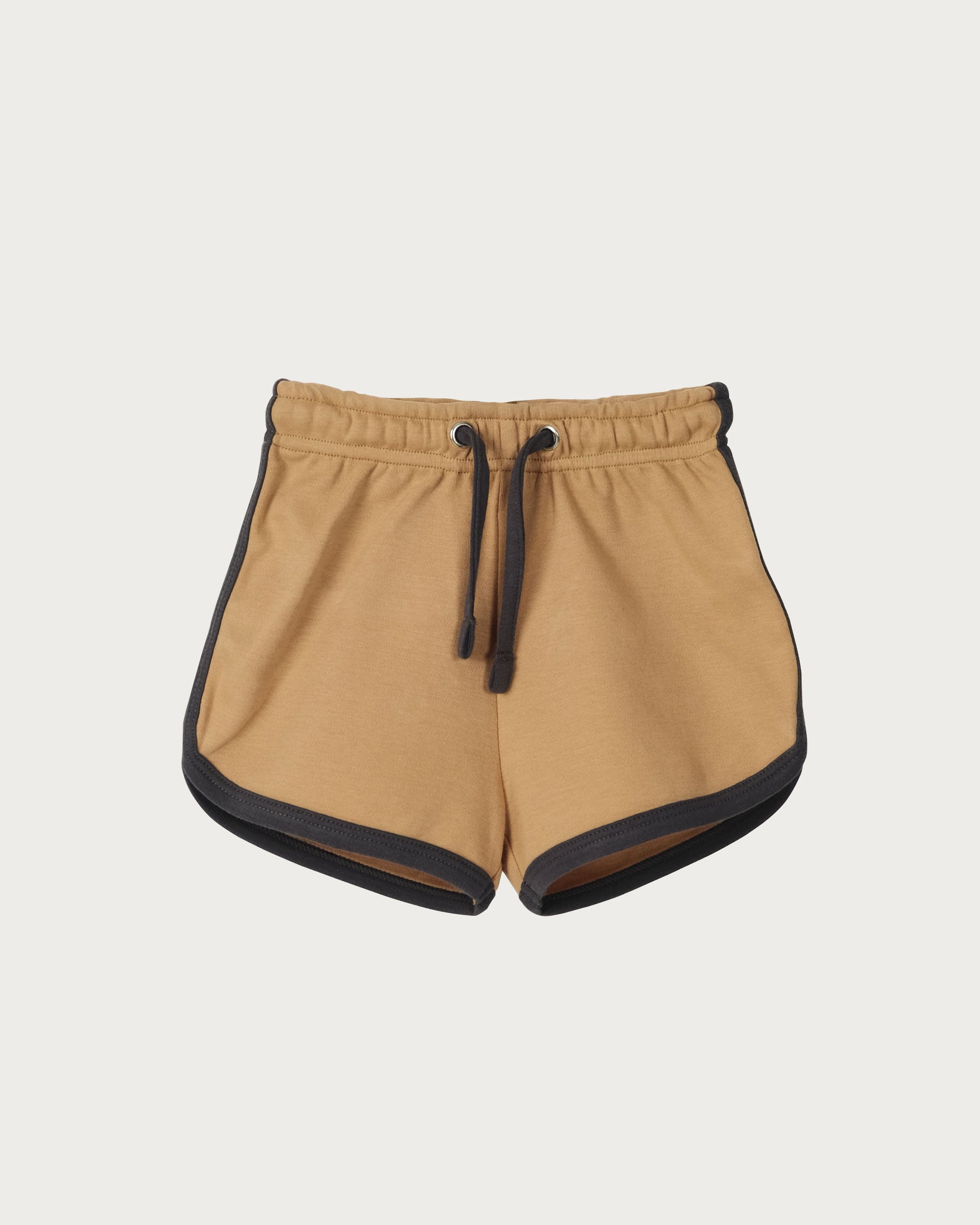 Contrast Trim Shorts - Marigold