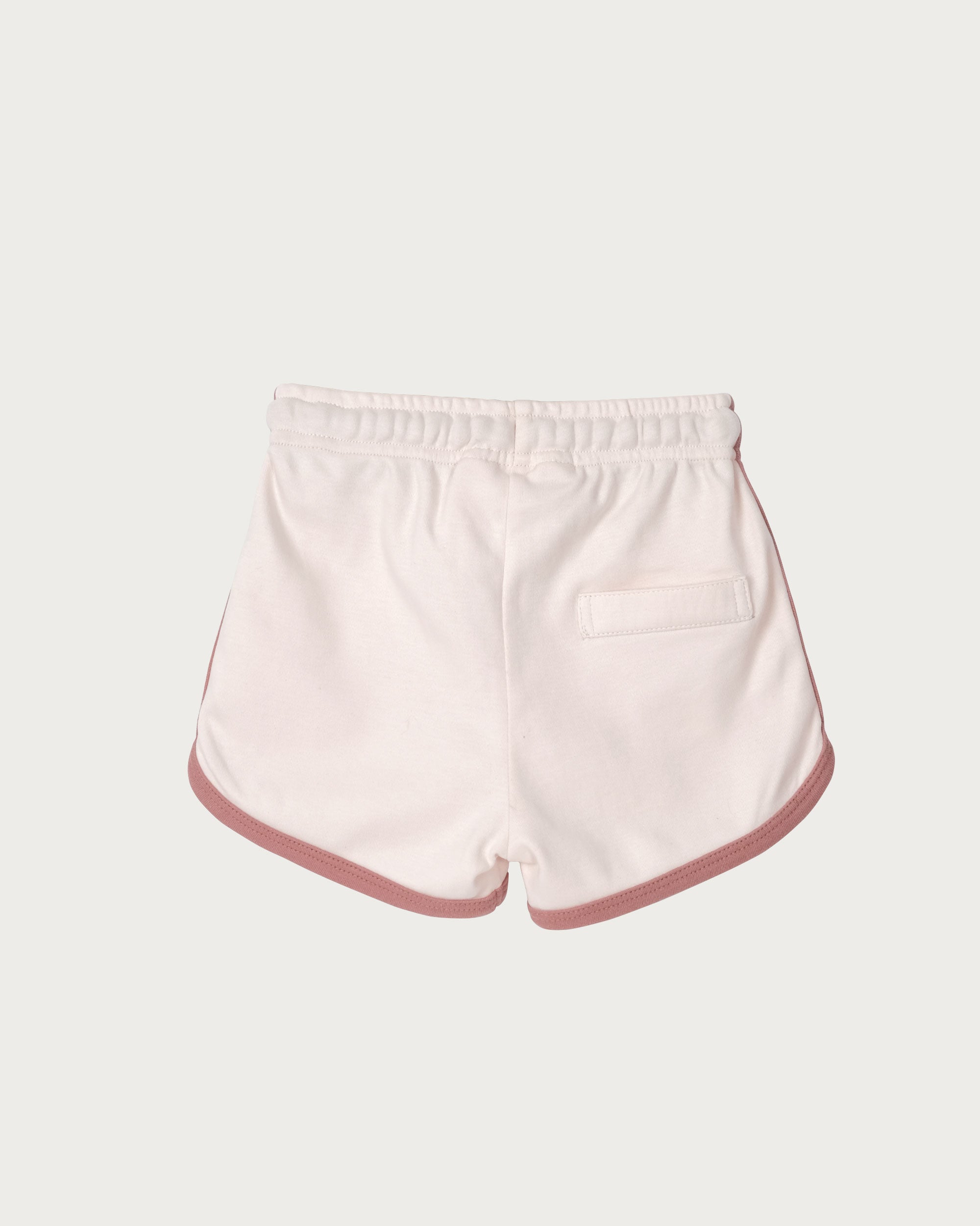 Contrast Trim Shorts - Petal