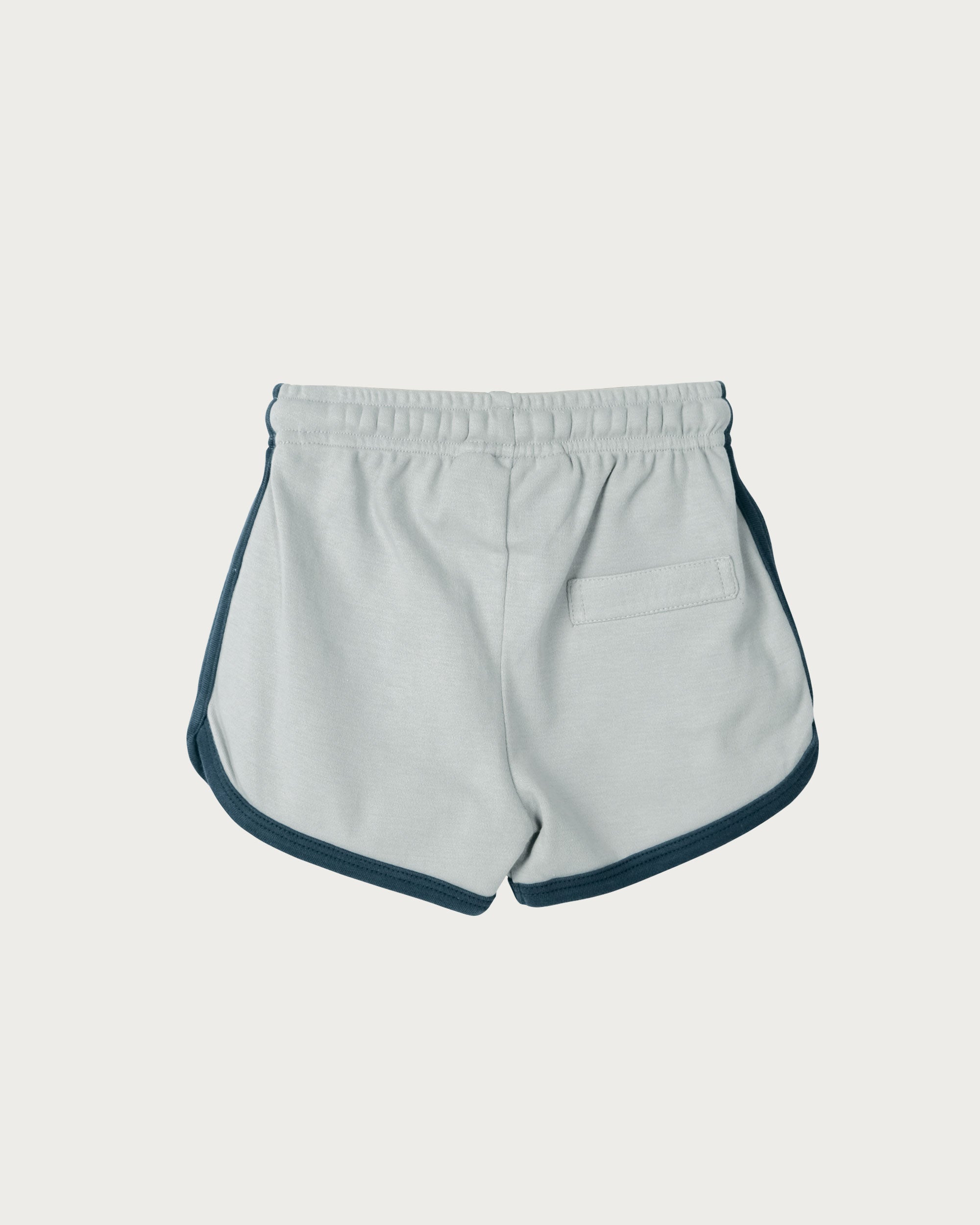 Contrast Trim Shorts - Sky