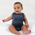 Babu Merino Singlet Bodysuit - Denim - view 3