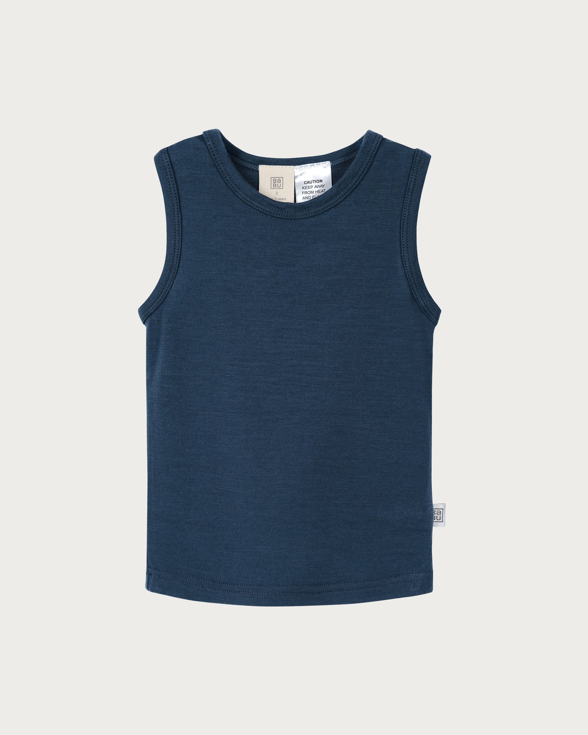 Merino Singlet - Denim