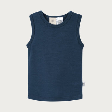 Merino Singlet | Denim