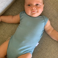 Singlet Bodysuit | Sky Blue - Merino & Me