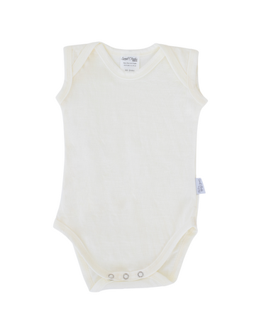 Singlet Bodysuit | Vanilla - Merino & Me