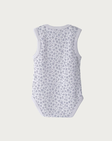 Cotton Singlet Bodysuit - Ditsy Floral