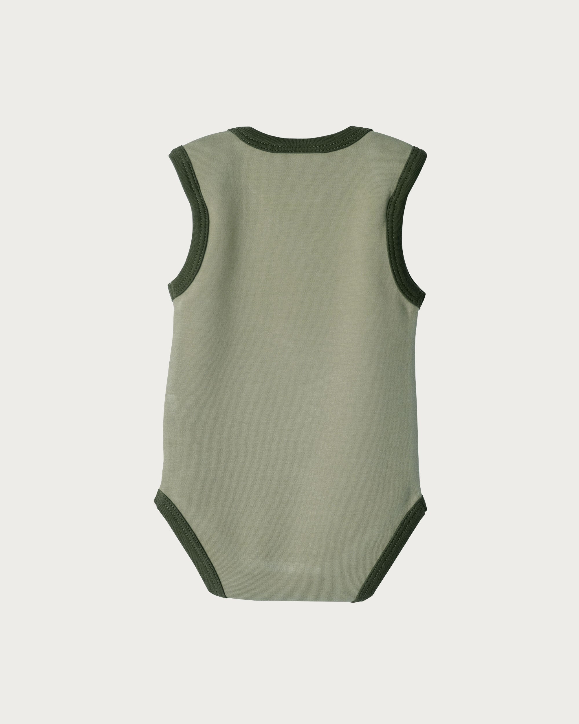 Singlet Bodysuit - Sage Contrast