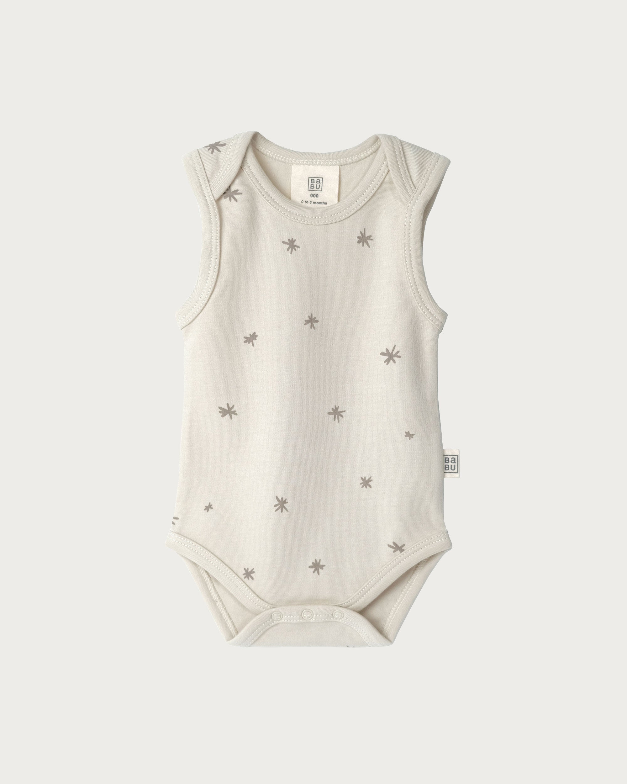 Singlet Bodysuit - Walnut Star