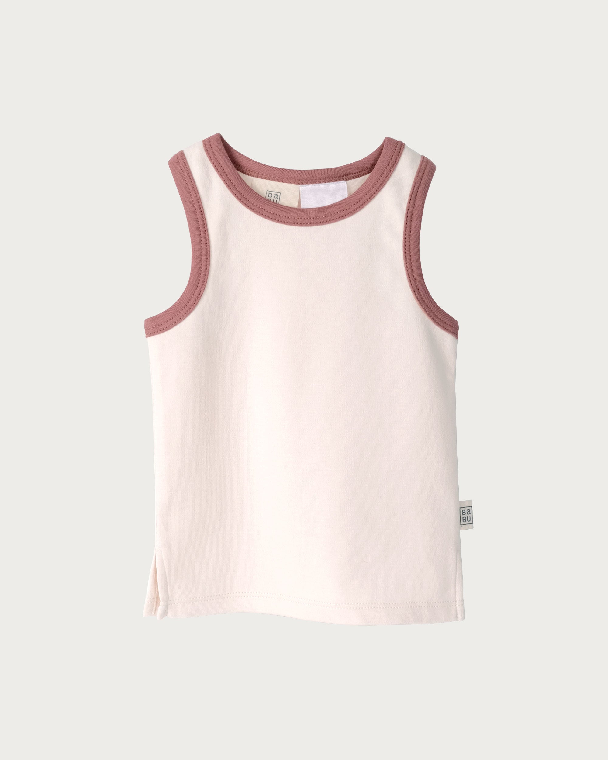 Contrast Trim Singlet - Petal