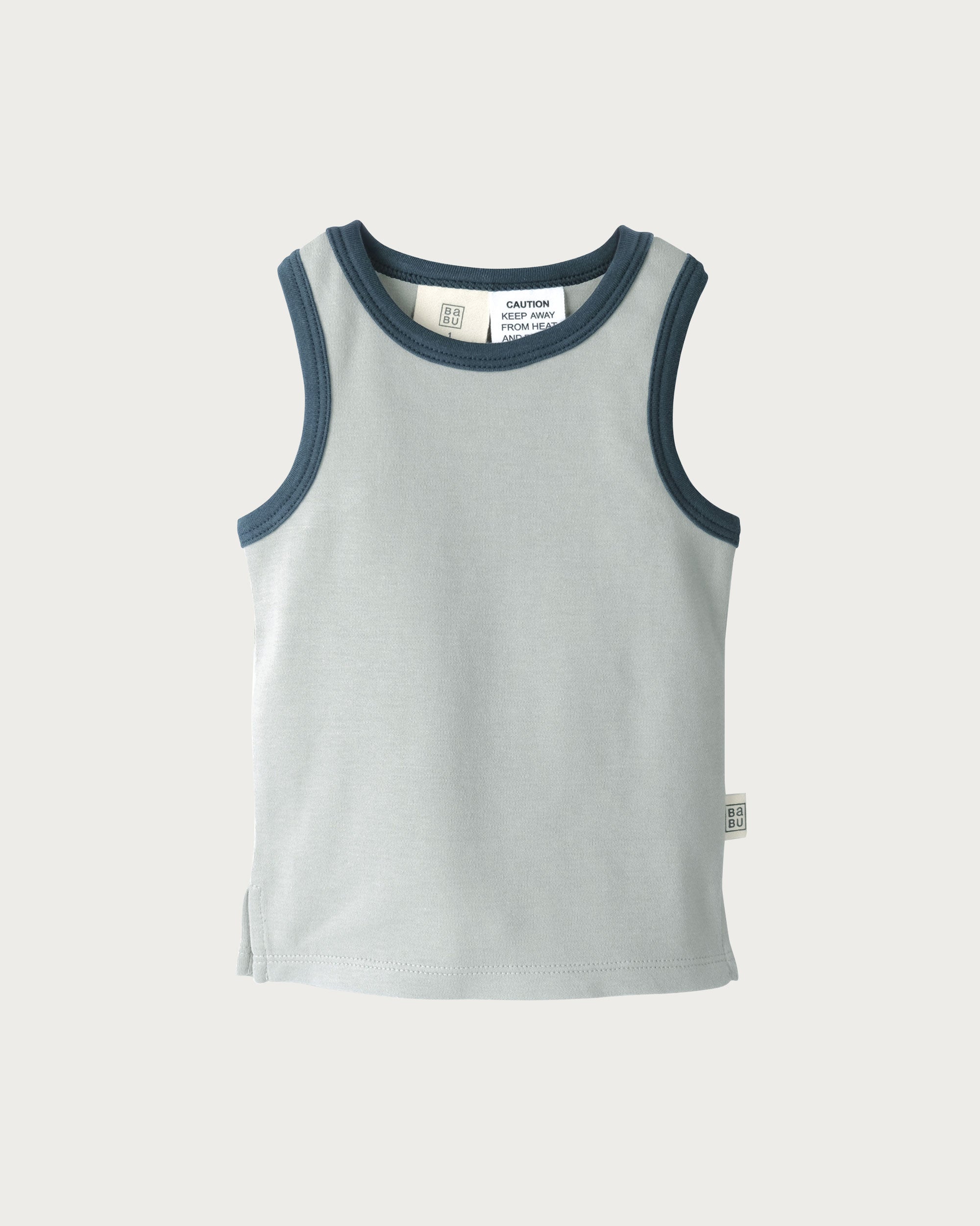 Contrast Trim Singlet - Sky