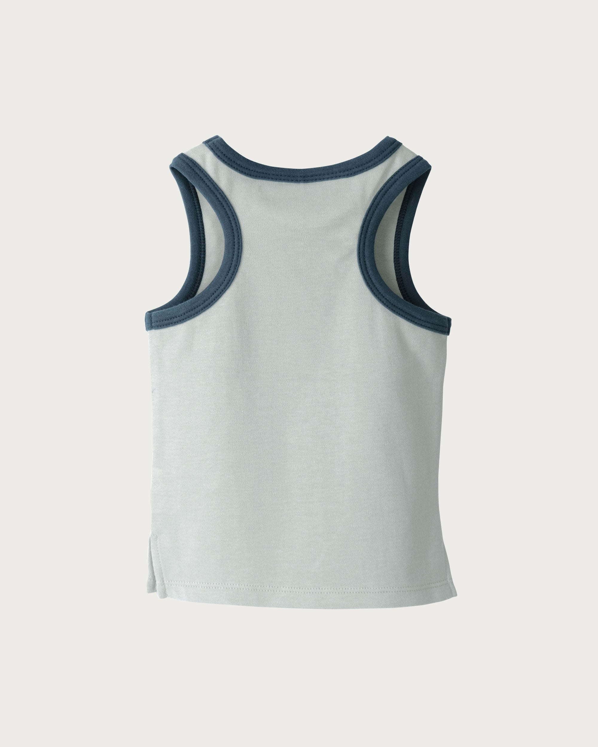 Contrast Trim Singlet - Sky