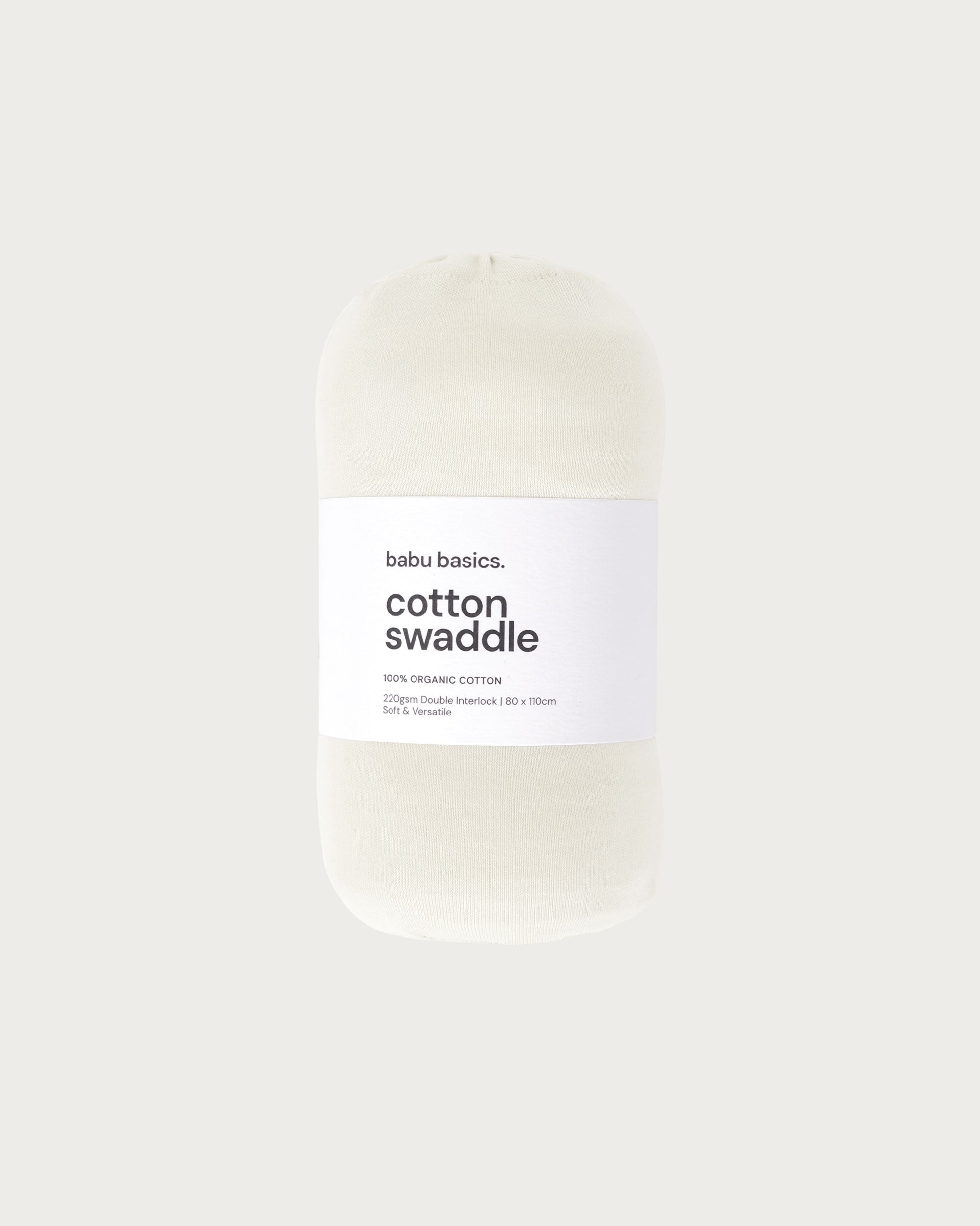 Organic Cotton Swaddle Wrap - Cream