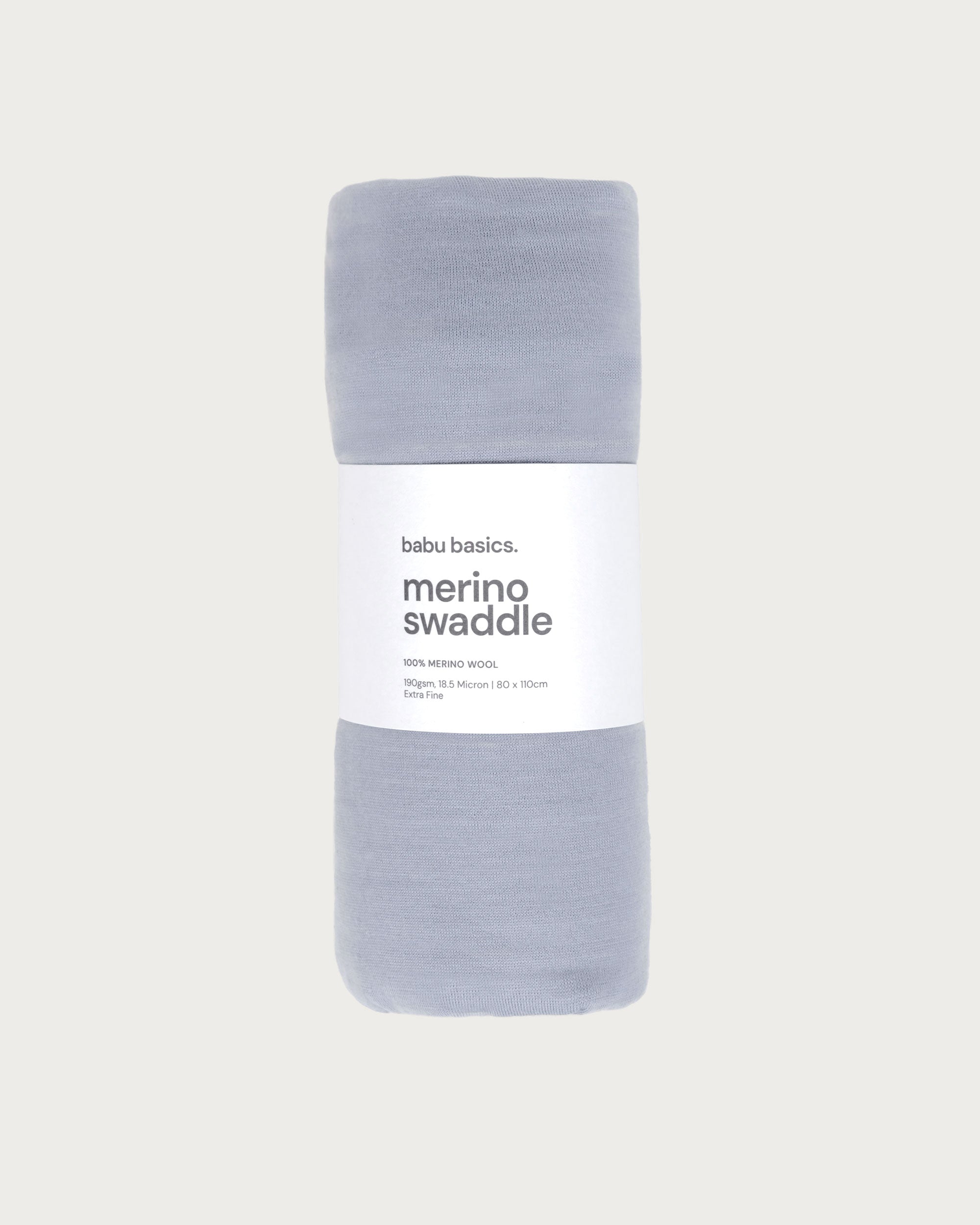 Merino Swaddle Wrap - Periwinkle