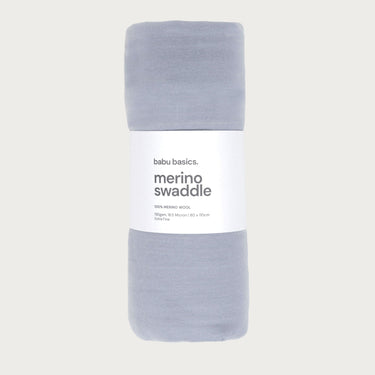 Merino Swaddle Wrap - Periwinkle