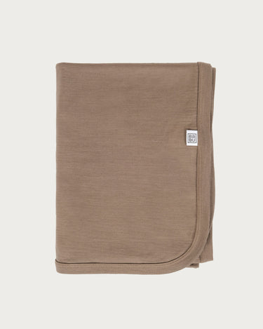 Merino Swaddle Wrap - Walnut