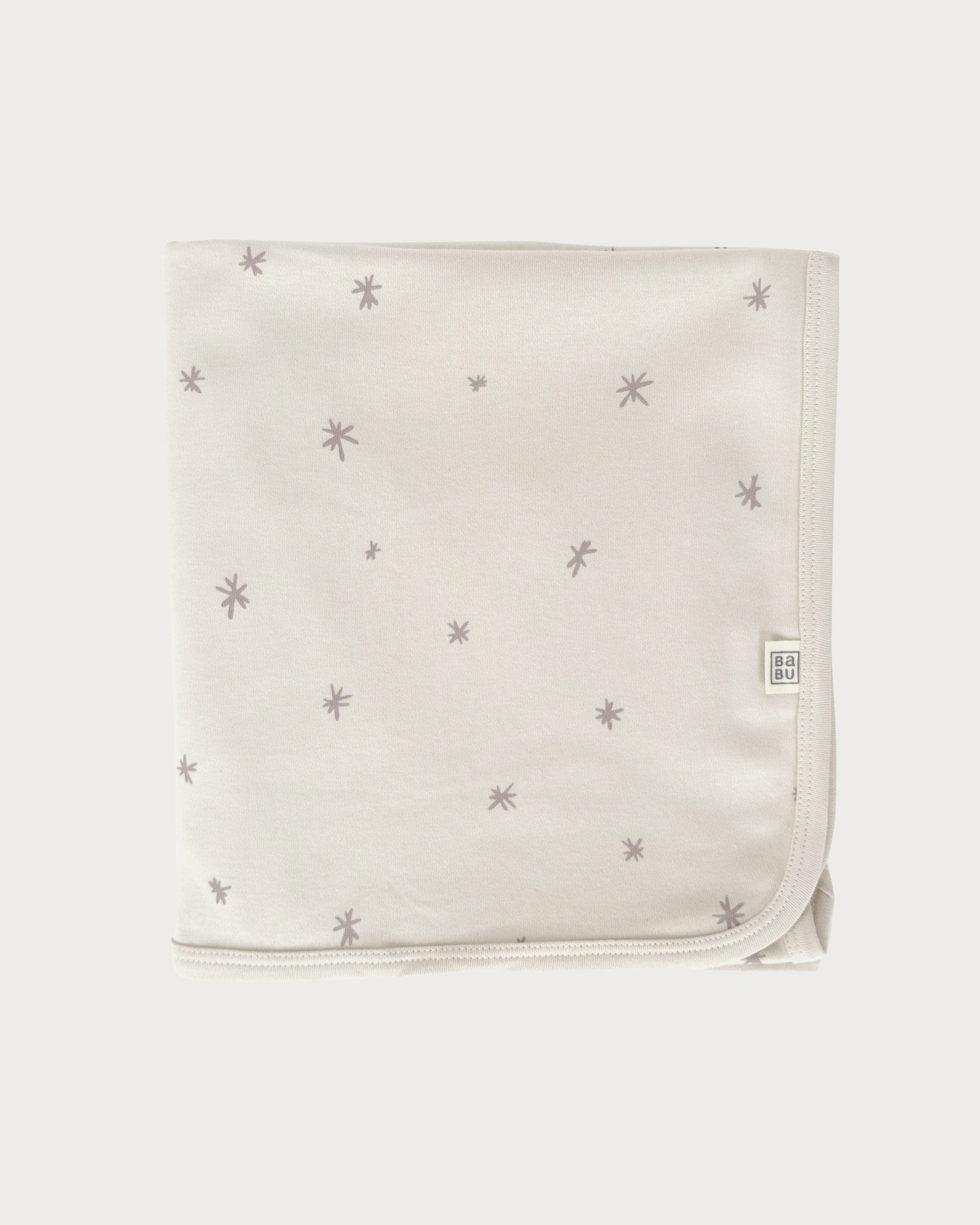 Organic Cotton Swaddle Wrap - Walnut Star