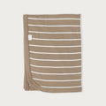 Babu Merino Swaddle Wrap - Walnut Stripe - view 2