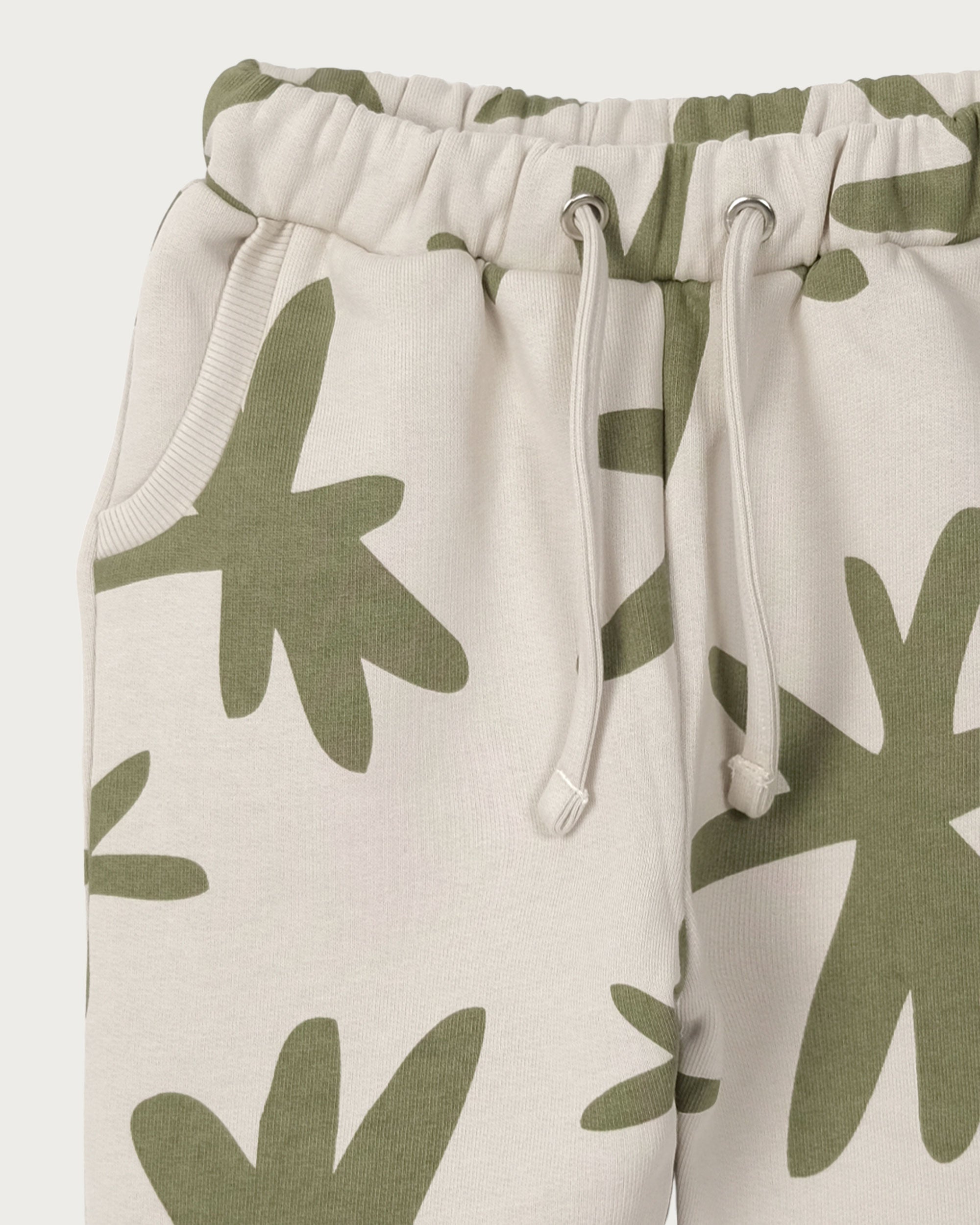 Sweatpants - Olive Star