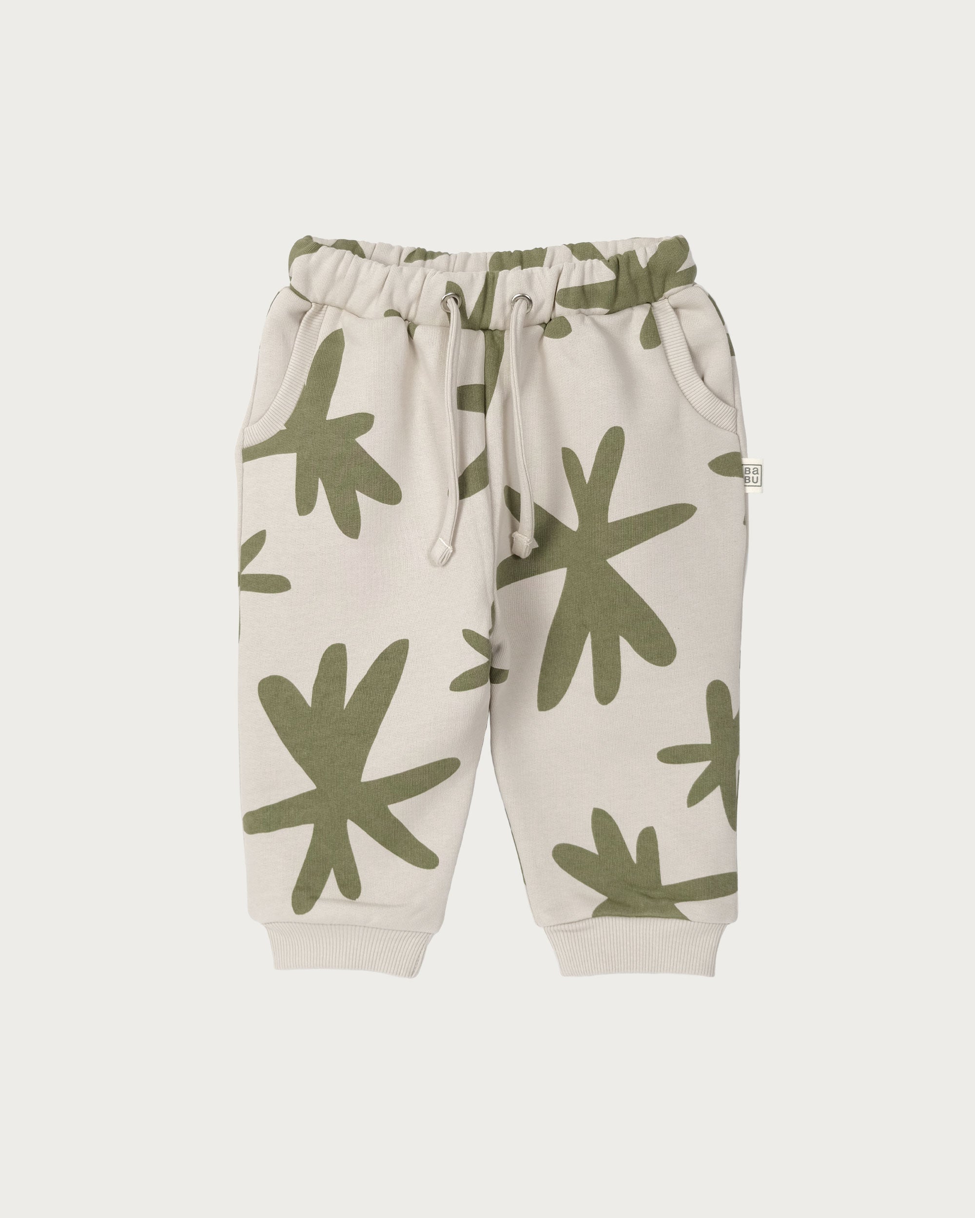 Sweatpants - Olive Star