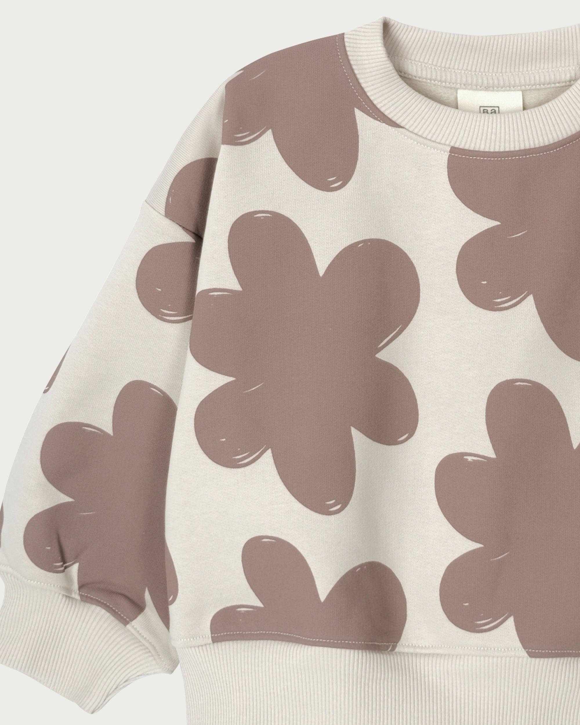 Sweatshirt - Mocha Floral