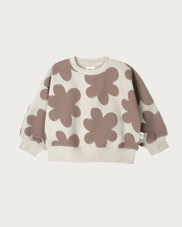 Sweatshirt - Mocha Floral