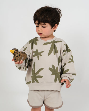 Sweatshirt - Olive Star