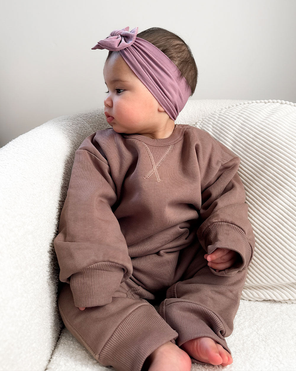 Sweatshirt Onesie - Mocha