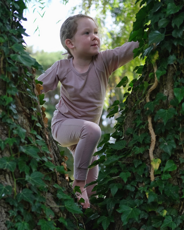 Merino Leggings | Blush - Merino & Me