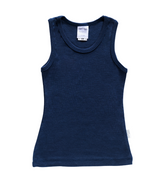 Merino Singlet | Indigo - Merino & Me