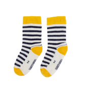 Thick Merino Gumboot Socks | Yellow & Blue Stripe - Merino & Me
