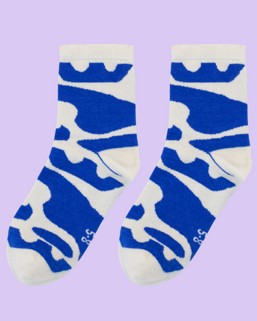 Adult Cashmere Socks | Too Good To Be Blue - Merino & Me