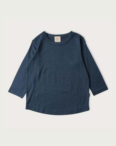 Merino Long Sleeve Tee - Denim
