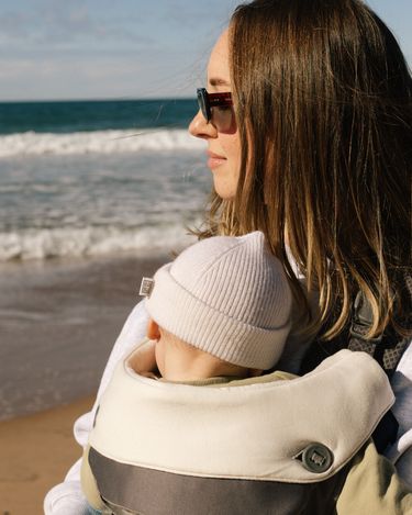 Merino Ribbed Beanie - Cream