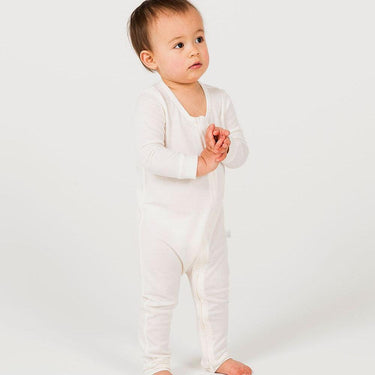 Merino Footless Onesie | Cream