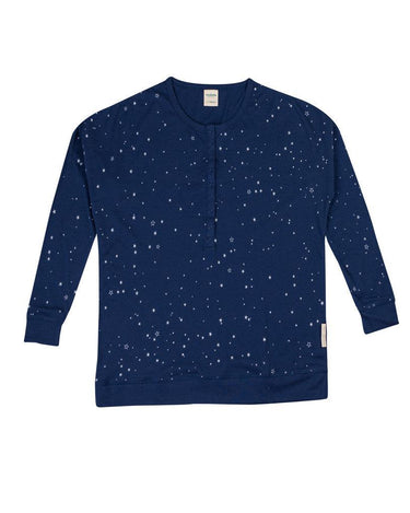 Womens Pyjama Top | Tekapo Stars - Merino & Me